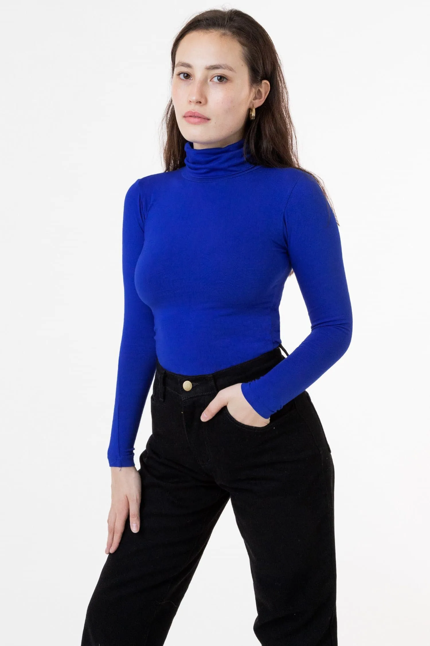 8306GD - Cotton Spandex Garment Dye Turtleneck