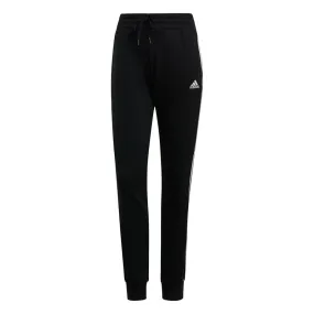 adidas Essentials Slim Tapered Cuffed Pants - Womens - Black/White