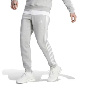 Adidas Mens Essentials Fleece Tapered Cuff 3-Stripes Pant