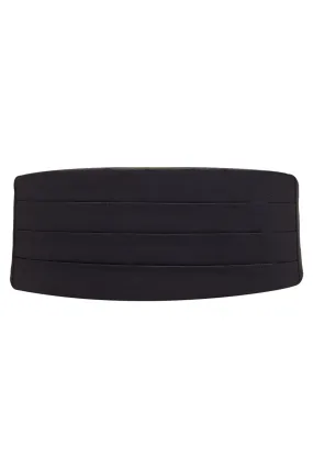 Black Satin Cummerbund