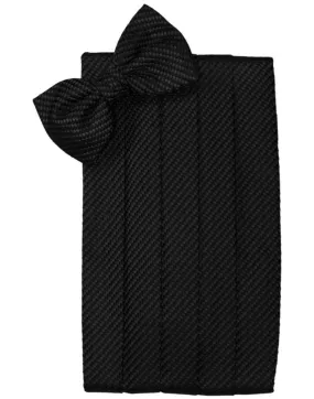 Black Venetian Kids Cummerbund