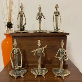 Brass Musician Decorative (set of 6) - Table Decor