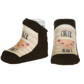 Check Meow't Socks - Baby Socks 0-6 Months