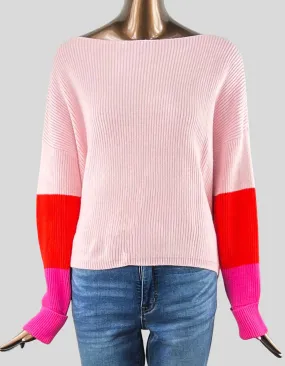 French Connection Babysoft Color Block Jumper - X-Small