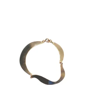 GOLD-PLATED WAVE BRACELET