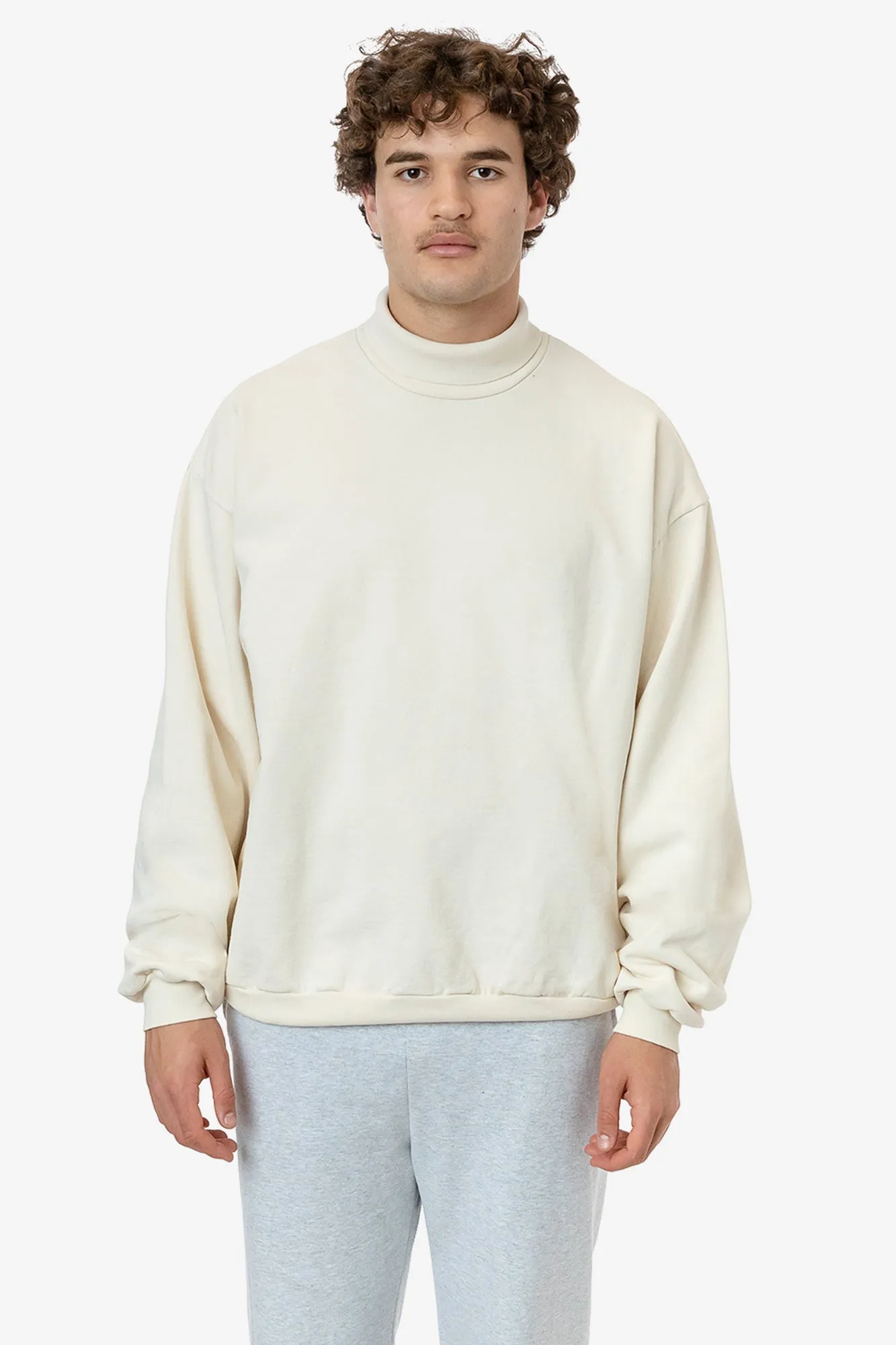 HF13GD - 14 oz Heavy Fleece Turtleneck Sweatshirt