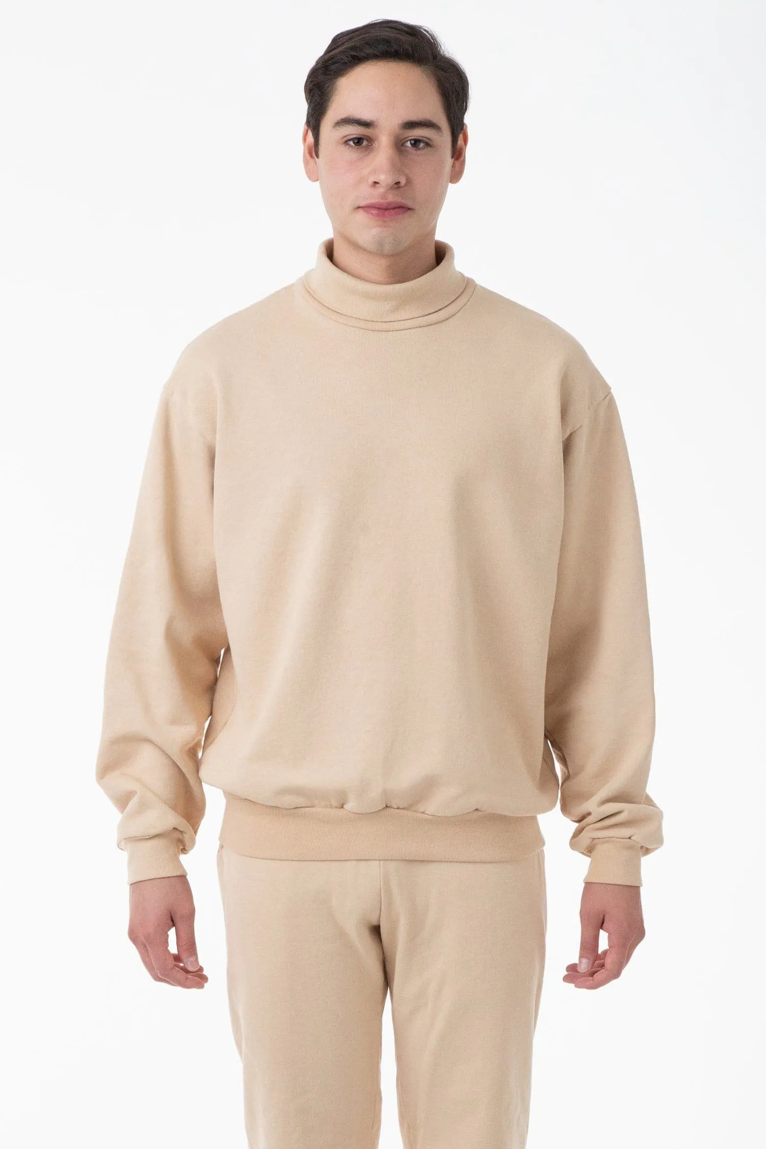 HF13GD - 14 oz Heavy Fleece Turtleneck Sweatshirt