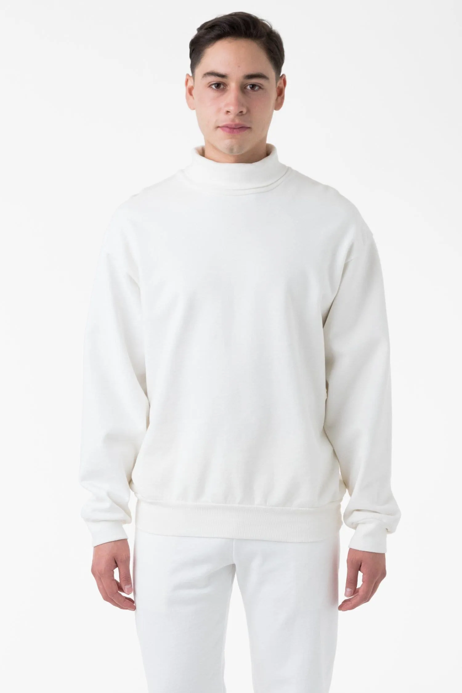 HF13GD - 14 oz Heavy Fleece Turtleneck Sweatshirt