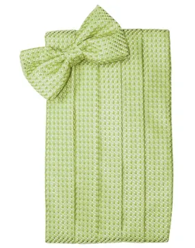 Lime Venetian Cummerbund