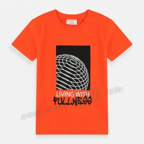 Living with Fullness Orange Shirt 7450