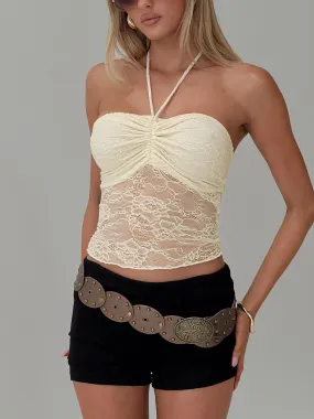 Luciella Lace Top Cream