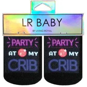 Party At My Crib Baby Socks