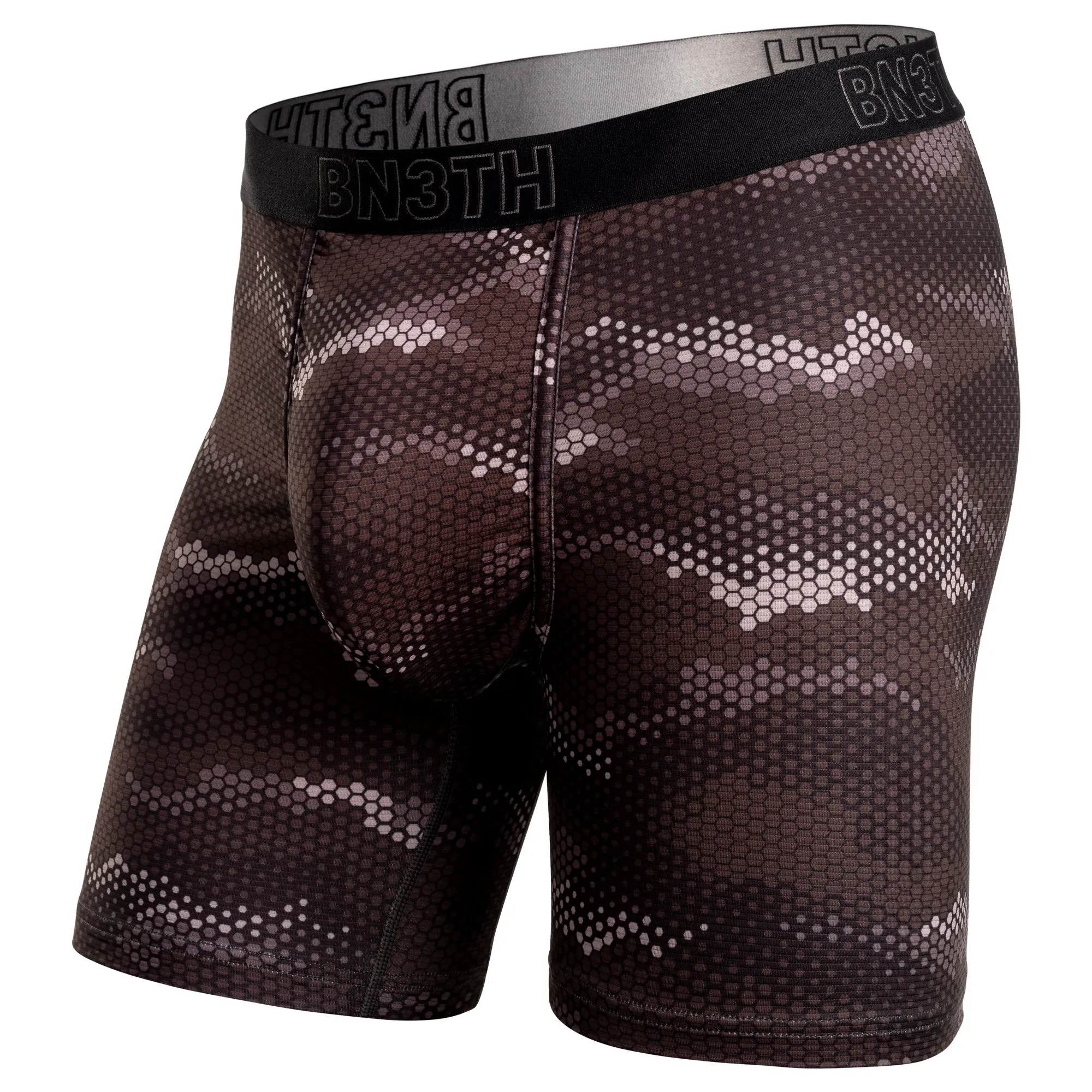 PRO BOXER BRIEF : HEX CAMO GREY