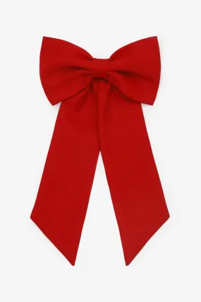 RGB051 - Poly Gabardine Long Schoolgirl Bow